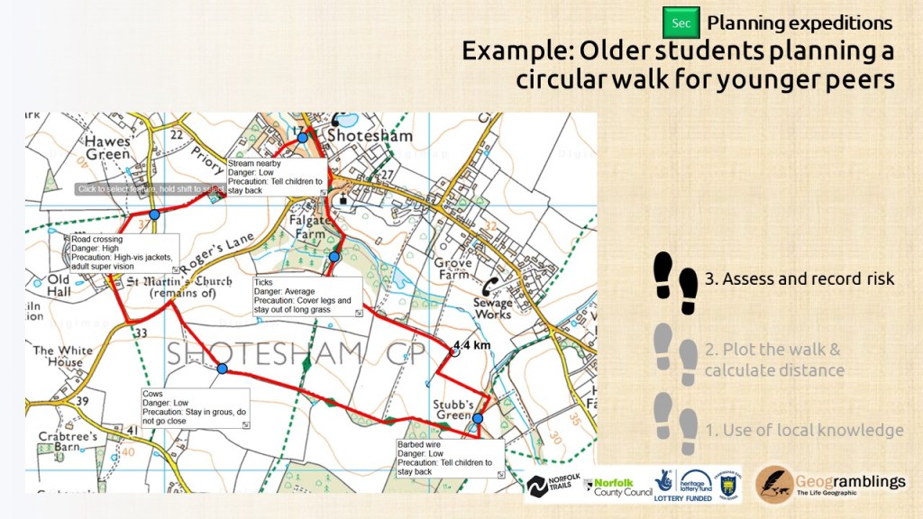 Mapping a walk (with Digimap For Schools) – Geogramblings